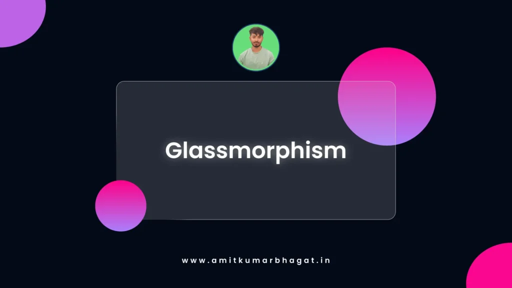 Glassmorphism: UI/UX Design Trends