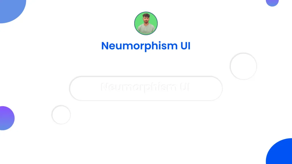 Neumorphism: UI/UX Design Trends