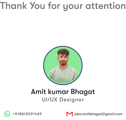 Amit Kumar Bhagat UX